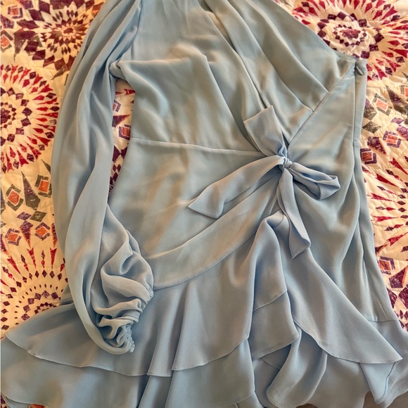 Michael Costello x Revolve Sunny mini dress in blue size Medium - Picture 5 of 6